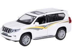 Toys Kovinski model avtomobila TOYOTA LAND CRUISER PRADO light sound SUV ZA5056