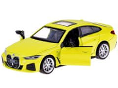 Toys Kovinski avtomobil Električni BMW i4 M50 Gran Coupe svetlobni zvok ZA5044