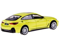 Toys Kovinski avtomobil Električni BMW i4 M50 Gran Coupe svetlobni zvok ZA5044