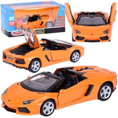 Toys Kovinski model avtomobila Lamborghini Aventador Roadster 1:32 interaktivni. ZA5053