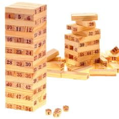 Toys Leseni stolp JENGA STOCK TOWER GR0189