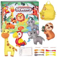 Toys Ustvarjalni set DIY živalski svet džungle ZA5275