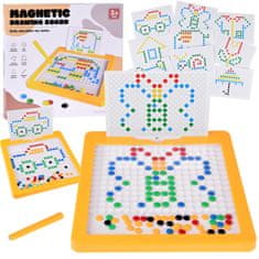 Toys Izobraževalna magnetna tabla z zatiči za zlaganje ZA4738