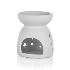 Porcelanska aroma svetilka 9cm STARS