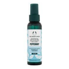 The Body Shop Peppermint Invigorating Foot & Leg Mist hladilen in poživljajoč sprej za stopala 100 ml