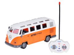 Toys RETRO CITY BUS osvetljen avtobus, ki se upravlja z daljinskim upravljalnikom RC0677