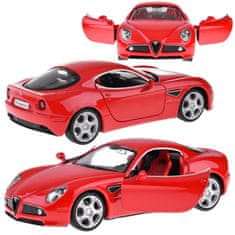 Toys Kovinski model avtomobila Alfa Romeo 8C Competizione v merilu 1:32 light ZA4607