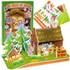 Toys Puzzle 3D 25 kosov Betlehemske jaslice ZA2216