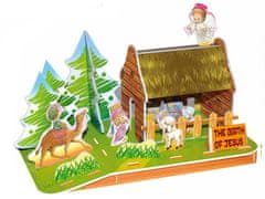 Toys Puzzle 3D 25 kosov Betlehemske jaslice ZA2216