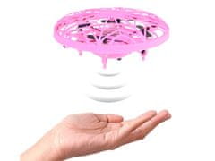 Toys Leteči disk dron z LED lučjo, ki ga upravljate ročno RC0653 RO