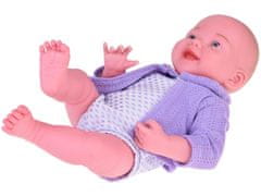 Toys Smiling Baby Doll 40cm otroška lutka vijolični pulover ZA5321