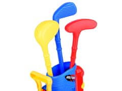 Toys Mini golf komplet palice + žogice + stojalo na kolesih za otroke SP0804