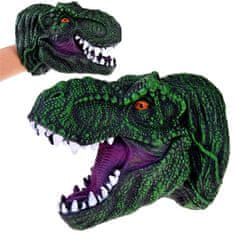 Toys Dinozaver T-REX gumijasta rokavica ročna lutka dinozavrova glava ZA4757