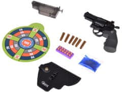 Toys Revolver Handy Gun komplet za peneče kartuše + gelske kroglice ZA5317