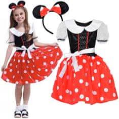 Toys Očarljiv kostum Minnie Mouse za dekleta Preobleka L/XL ZA5280