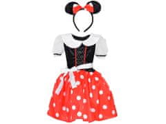 Toys Očarljiv kostum Minnie Mouse za dekleta Preobleka L/XL ZA5280