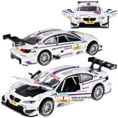 Toys BMW M3 DTM v merilu 1:32 kovinski športni avtomobil z zvoki luči ZA4608