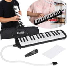 Toys Glasbeni instrument Melodična harmonika s tipkovnico kovček z dvema ustnikoma IN0175