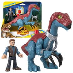 Toys Komplet Jurski svet Imaginext figure Therizinosaurus + Owen ZA5096