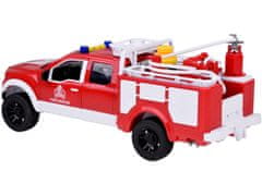 Toys Gasilska brigada Vrtljiva cev + črpalka Zvočna svetloba + odpiranje vrat ZA5232