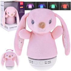 Toys Plush Rabbit Bedside Lamp Colour Changing Music Box ZA4771