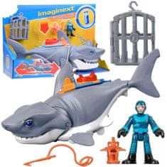 Toys Mattel Imaginext Mega mehanski napad morskega psa s premikajočimi se usti ZA5438