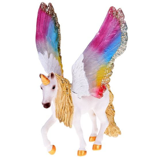 Toys Pravljična figurica Unicorn Pegasus konj s krili za zbirko ZA5019