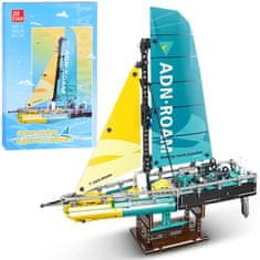 Toys Tehnični bloki Racing yacht 675-elementni barvni bloki ZA5296