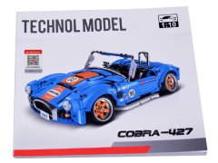 Toys Tehnične blazinice 1816-elementni športni avtomobil Cobra-427 ZA5307