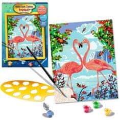 Toys Poslikaj sliko FLAMING in love Flamingo slikarski set ZA5131