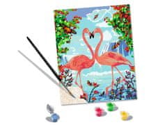 Toys Poslikaj sliko FLAMING in love Flamingo slikarski set ZA5131