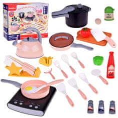 Toys Električni štedilnik + lonci in ponve Little Chef Set ZA5075