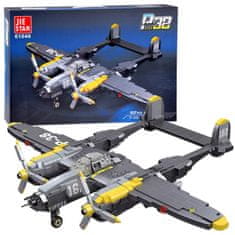 Toys Tehnični bloki bojnega letala P-38 937 ele ZA4623