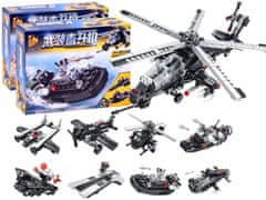 Toys Tehnični Vojaški helikopter 3v1 ZA3442