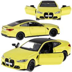 Toys Kovinski model avtomobila BMW M4 v merilu 1:32 zvočne luči ZA4617