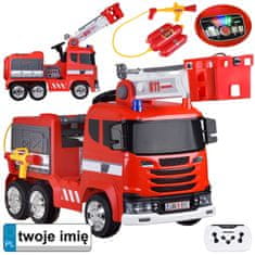 Toys Gasilsko vozilo na baterijski pogon gasilsko vozilo gasilsko vozilo zibanje PA0316