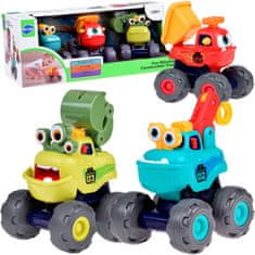 Toys Monster Truck komplet 3 zabavnih avtomobilov za otroke ZA5070