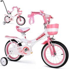 Toys Royal Baby Bike JENNY 14 palcev + potisna palica RB14G-4