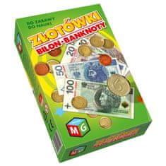 Toys Zlati kovanci, bankovci zabavno učenje GR0289