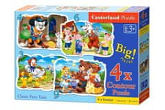 Toys Puzzle 4v1 3,4,6,9-delne B-005086 Klasične pravljice