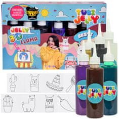 Toys Tuban ustvarjalni set Tubi Jelly Lama 6 barv 3d gel figure ZA4982