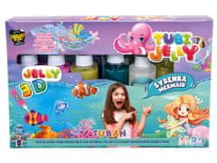 Toys Tuban ustvarjalni set Tubi Jelly Mermaid 6 barvnih gelskih figuric ZA4981