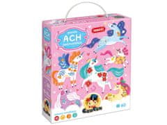 Toys CzuCzu Puzzle Ah the Unicorn Ponies 60 kosov ZA4851