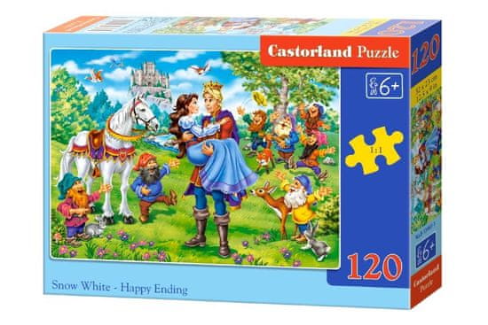 Toys 120-elementna sestavljanka Sneguljčica - Srečen konec