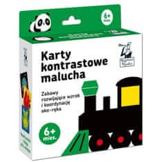 Toys Kapitan Nauka Zaznavanje podrobnosti Toddler kontrastne kartice 6m+ KS0773