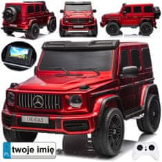 Toys Avtomobilska baterija Mercedes G Class 63 AMG 4x4 Panel Radio 2 sedeža PA0309