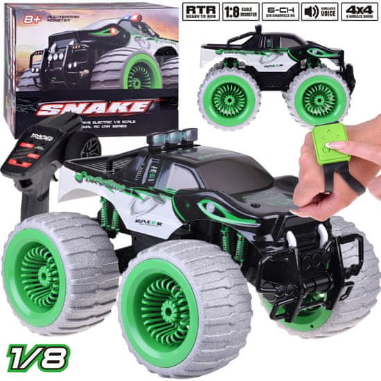 Toys Giant Auto Monster Snake 4x4 glasbene luči drift 360st. RC0633 daljinski upravljalnik