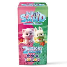 Toys Tuban puhast dišeči pesek Fluffy pink green 140 g ZA5169