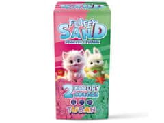 Toys Tuban puhast dišeči pesek Fluffy pink green 140 g ZA5169