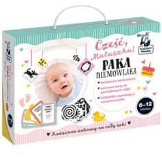 Toys Pozdravljen, malček! Baby packet kontrastna knjiga KS0880